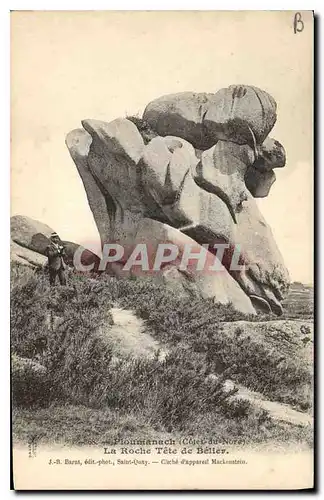Cartes postales Ploumanach Cotes Nord la Roche Tete de Belier