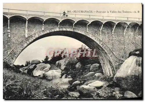 Ansichtskarte AK Ploumanach Pont sur la Vallee des Troieros