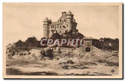 Cartes postales Ploumanach Chateau de Costaeres ou Sienkieweiz ecrivit Quo Vadis