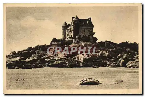 Cartes postales Cote de Granit Ploumanach C du N Chateau de Costaeres ou Henri Sienkieweiz ecrivit Quo Vadis