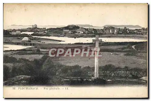 Cartes postales Ploumanach vue generale