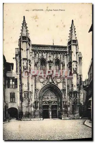 Cartes postales Avignon Eglise Saint Pierre