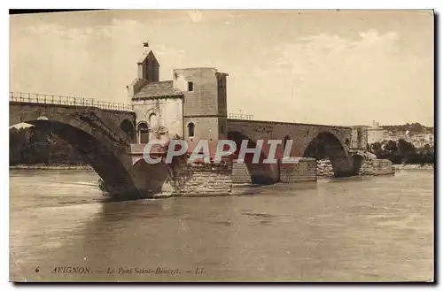 Cartes postales Avignon le Pont Saint Benezet