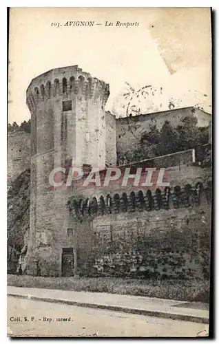 Cartes postales Avignon les Remparts