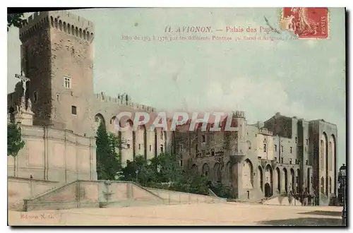 Cartes postales Avignon Palais des papes