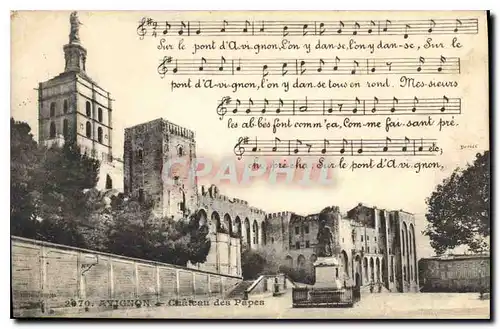 Cartes postales Avignon Chateau des Papes
