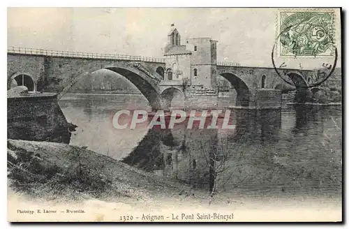 Cartes postales Avignon le Pont Saint Benezet