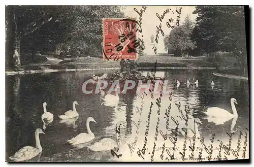 Cartes postales Avignon la Fontaine Cygnes