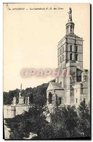 Cartes postales Avignon la cathedrale N D des Doms