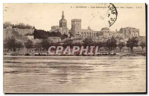 Cartes postales Avignon Vue generale du Palais des Papes