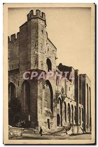 Ansichtskarte AK La Douce France Avignon Vaucluse Palais des Papes La Tour d'Angle