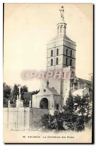 Ansichtskarte AK Avignon La Cathedrale des Doms