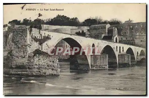 Cartes postales Avignon Le Pont Saint Benezet