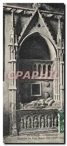 Cartes postales Avignon Cathedrale Tombeau du Pape Benoit XII