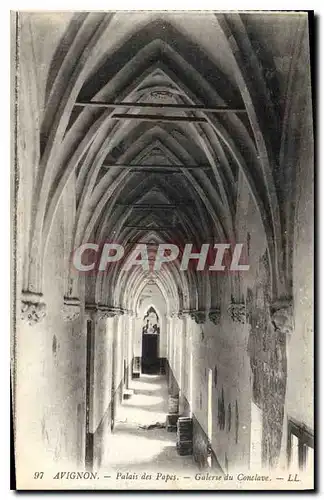 Cartes postales Avignon Palais des Papes Galerie du Conclave