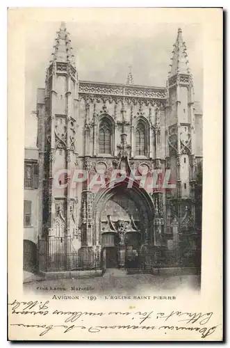 Ansichtskarte AK Avignon l'Eglise Saint Pierre