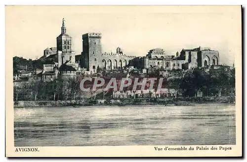 Cartes postales Avignon Vue d'ensemble du Palais des Papes