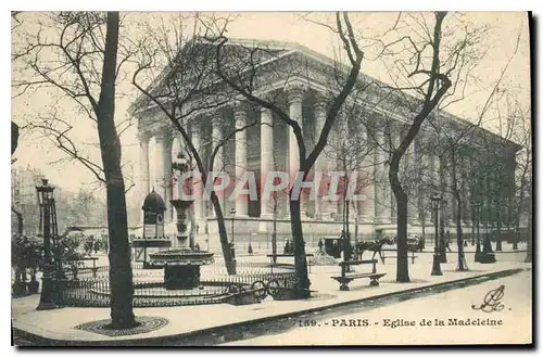 Cartes postales Paris Eglise de la Madeleine