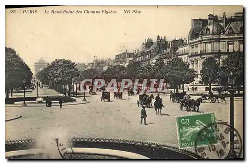 Cartes postales Paris Le Rond Point des Champs Elysees