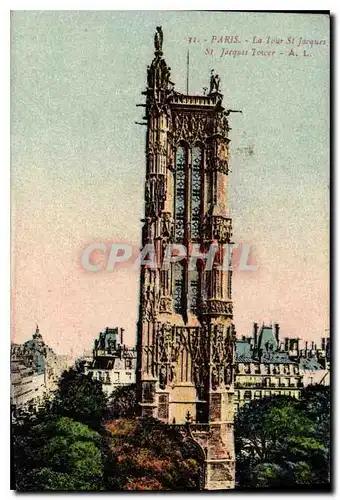 Cartes postales Paris La Tour St Jacques