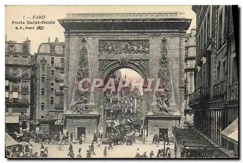 Cartes postales Paris Porte Saint Denis