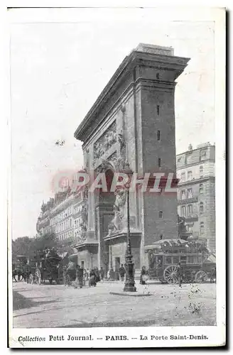 Cartes postales Collection Petit Journal Paris La Porte Saint Denis