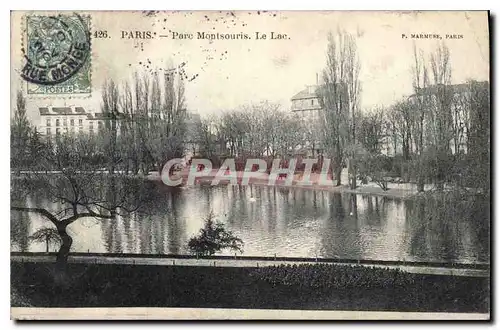 Ansichtskarte AK Paris Parc Montsouris le Lac