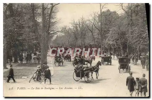 Cartes postales Paris Le Bois de Boulogne Les Acacias