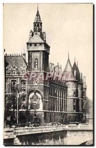 Ansichtskarte AK Paris L'Horloge du Palais de Justice et la Conciergerie