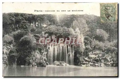 Ansichtskarte AK Paris cascade du bois de boulogne