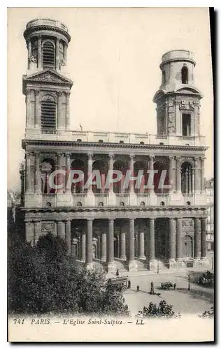 Cartes postales Paris L'Eglise Saint Sulpice