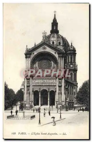 Cartes postales Paris L'Eglise Saint Augustin