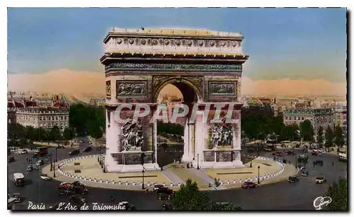 Cartes postales Paris L'Arc de Triomphe