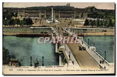 Ansichtskarte AK Paris Panorama vers la Place de la Concorde