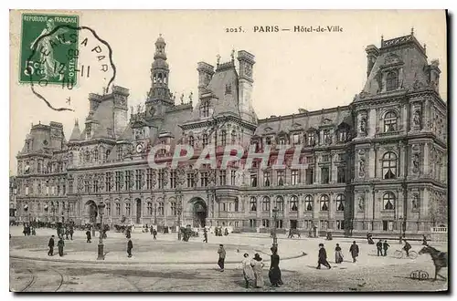 Cartes postales Paris Hotel de Ville