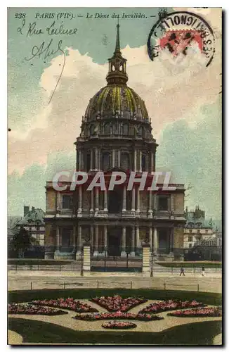 Cartes postales Paris Le Dome des Invalides