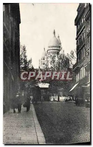 Ansichtskarte AK Paris Montmartre le Sacre Coeur et le Square d'Anvers