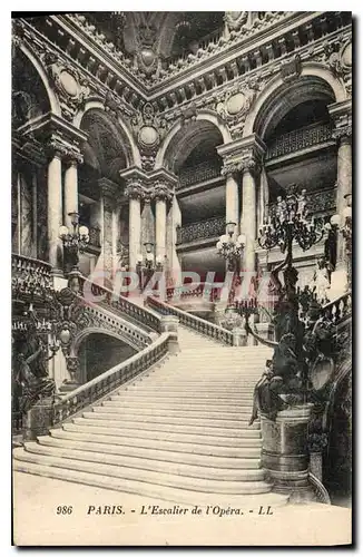 Ansichtskarte AK Paris L'Escalier de l'Opera