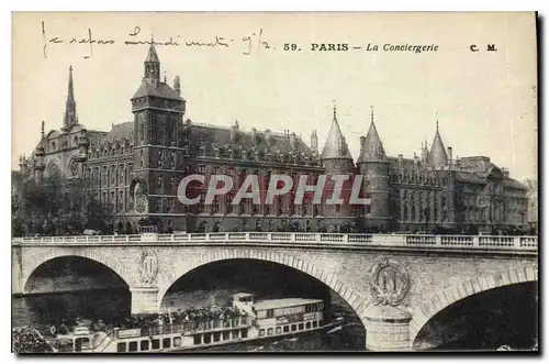 Cartes postales Paris La Conciergerie