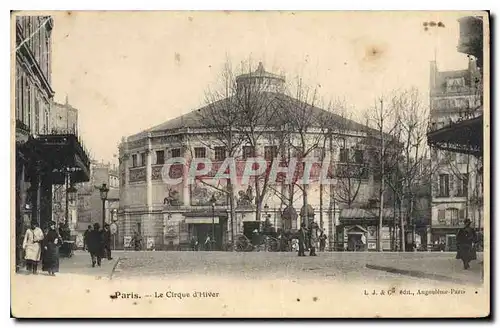 Cartes postales Paris le Cirque d'Hiver