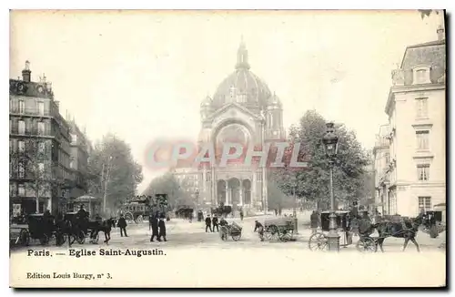 Cartes postales Paris Eglise Saint Augustin