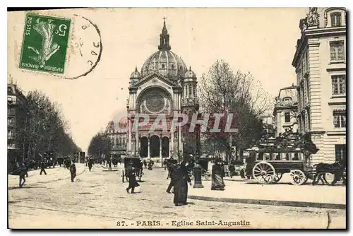 Cartes postales Paris Eglise Saint Augustin