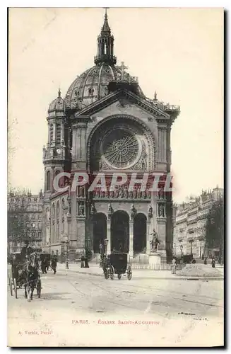 Cartes postales Paris Eglise Saint Augustin