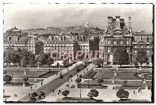 Ansichtskarte AK Paris et ses Merveilles Montmartre vue de Palais du Louvre
