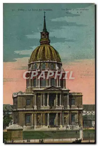 Cartes postales Paris le Dome des Invalides