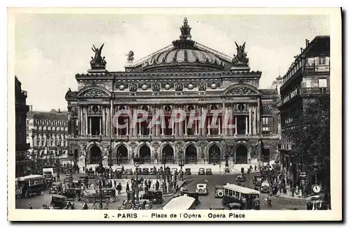 Cartes postales Paris Place de l'Opera