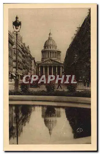 Cartes postales Paris Le Pantheon et la Rue Soufflot