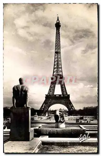 Cartes postales moderne Paris La Tour Eiffel vue des Jardins du Palais de Chaillot