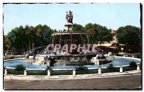 Cartes postales moderne La Cote du Roy Rene Aix en provence la Grande Fontaine sur le Rotonde XIX siecle