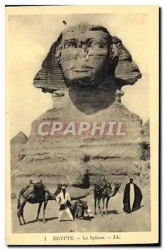 Ansichtskarte AK Egypte Le Sphinx